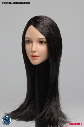 Super Duck 1:6 Female Girl Head SDH011C For 12" Pale PHICEN HOT TOYS Body Figure - Picture 3 of 4