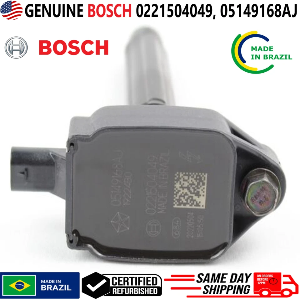 Bobinas de encendido originales Bosch para Chrysler Dodge Jeep RAM 2011-2017, 0221504049 Foto 4 de 4