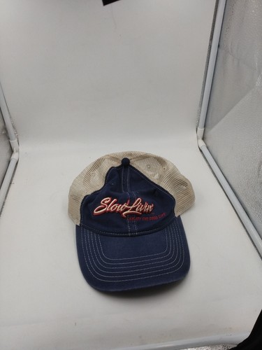 Hat Says Slow Livin' Enjoy The Good Life Snapback Vented