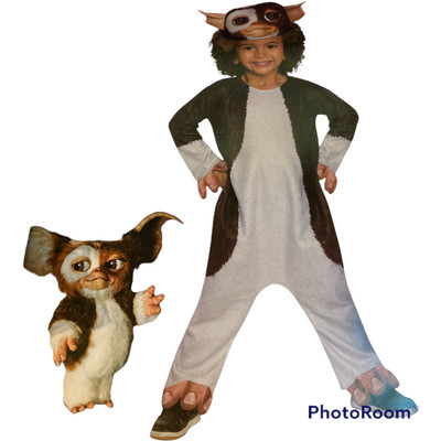 Child Rubies Gizmo Gremlins Toddler Costume size 3T-4T Jumpsuit Headpiece NEW
