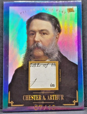 Chester A. Arthur Authentic Relic 7/10 - 2023 Pieces of the Past Premium - Rare