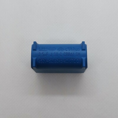1pc CBB61 2.5uF 450V AC 2 pin BM Capacitor for Motor Start Air Conditioner Fan