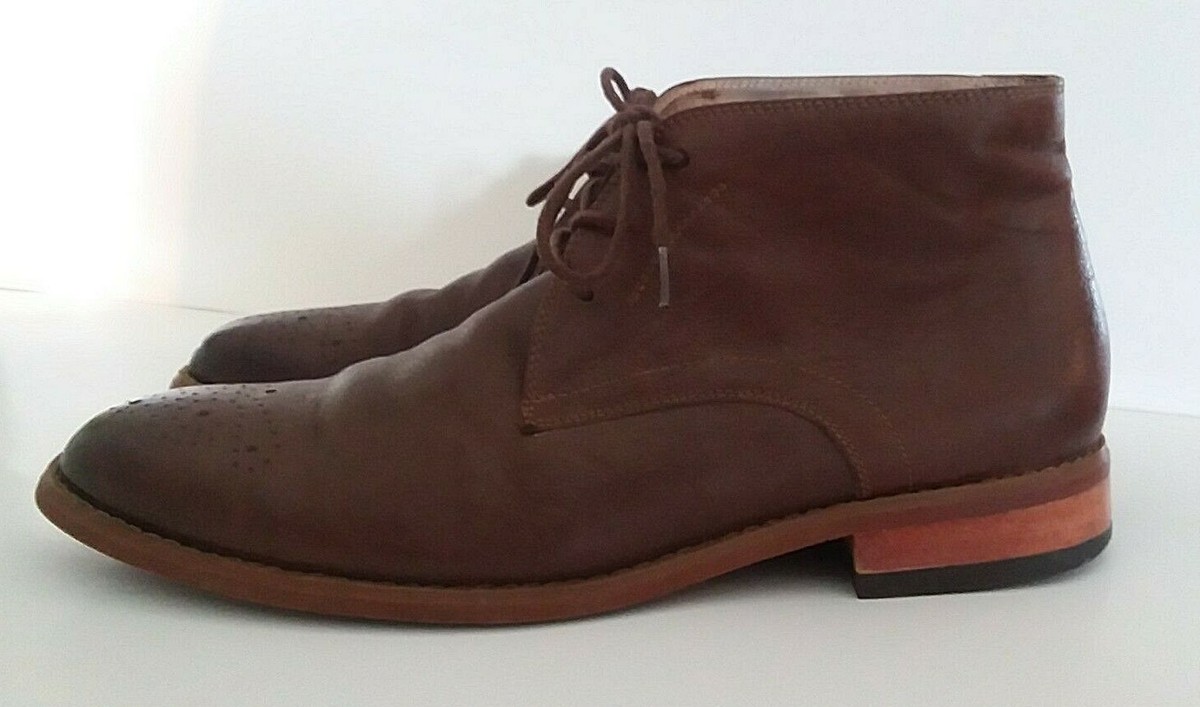 Florsheim Mens 8.5 D Brown leather Medallion Toe Rockit  display picture 3