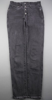 Women's 2019 Madewell 10 Inch High Rise Skinny Jeans Black