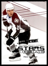 2010-11 Upper Deck Victory Stars of the Game Paul Stastny Colorado Avalanche