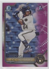 2022 Bowman Chrome Prospects Fuchsia Refractor /199 Felix Valerio #BCP-128 0i87