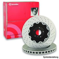2x BREMBO Bremsscheibe Bremsscheiben Satz Bremsen XTRA LINE - Xtra Vorne