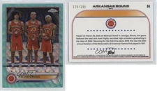 2022 Chrome McDonald's All American Aqua Wave Refractor /199 Arkansas Bound #65