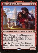 4 x Pia and Kiran Nalaar [Duel Decks: Elves vs. Inventors] Magic MTG PLAYSET