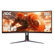 AOC CU34G2XP 34" UW-QHD Curved LED Monitor, Black