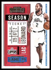 Kawhi Leonard 2020-21 Panini Contenders #71 Clippers NBA READ FREE SHIPPING