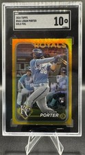 2024 Topps Baseball S2 Logan Porter #666 Gold Foil Parallel Royals SGC 10 GM