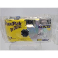 FunPak Disposable Camera 35 mm flash New in Pack Sealed Unknown Expiration 27pic