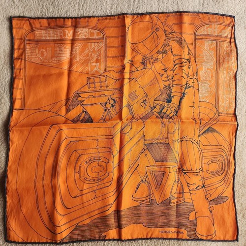 Carré Hermès Gavroche En Soie - Multicouleur, Style Bandana, Neuf Sans étiquette