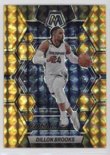 2022-23 Panini Mosaic Reactive Yellow Mosaic Prizm Dillon Brooks #189 04qn