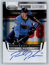 2011-12 Panini Certified Paul Postma RC Auto Winnipeg Jets #176