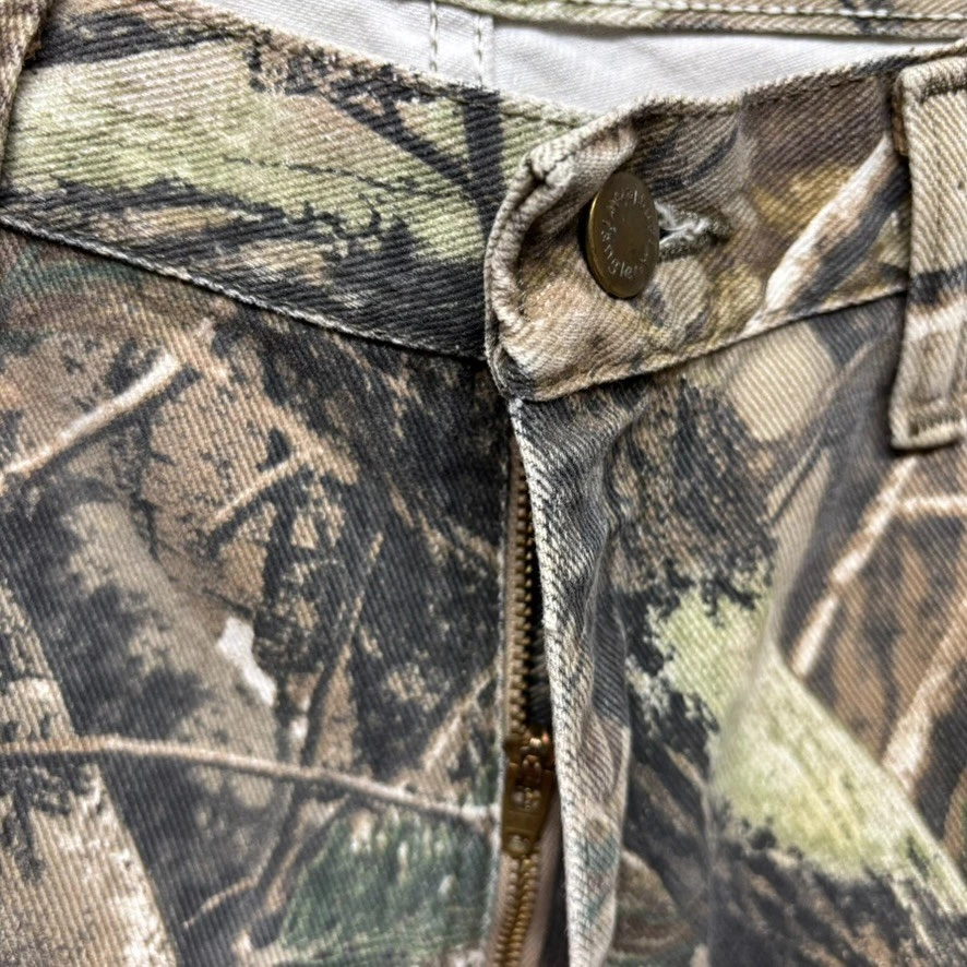 Vintage Wrangler Pants Mens 36x32 (fits 35x30) Realtree Camo Hunting Denim - Image 3 of 4