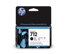 HP 712 3ED70A Black 38-ml Genuine HP Ink Cartridge with Original HP Ink, for Des