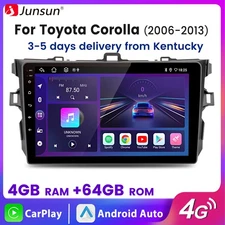 For Toyota Corolla 2006-13 4+64G Android14 Carplay Car Stereo Radio GPS Navi RDS