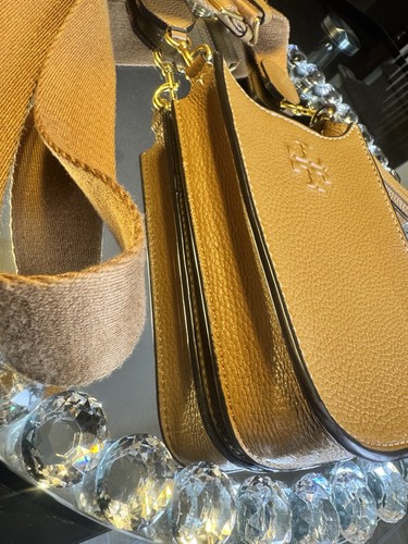 NWOT Tory Burch Thea Cellphone Crossbody Tiramisu Bag
