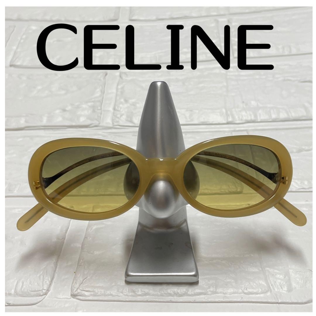 CELINE Sunglasses Brown Frame Gradient Lenses Sid… - image 1
