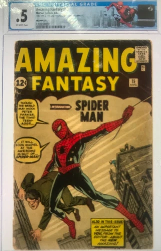 Amazing Fantasy #15 CGC 0.5 1962 First Spider-Man Appearance