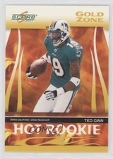 2007 Score Hot Rookie Gold Zone 98/600 Ted Ginn Jr #HR-6 0g45