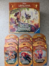 Disney Lorcana TCG Wilds Unknown Illumineer's Trove 6 Sleeved Boosters SEALED