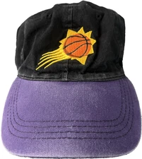 VTG NBA Hat Phoenix Suns Hat 90s two tone NBA adjustable Strap embroidered logo