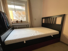 IKEA Bett Hemnes, schwarz  140X200 cm