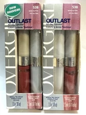 2 covergirl 538 wine to five all day lipcolor scuffed box