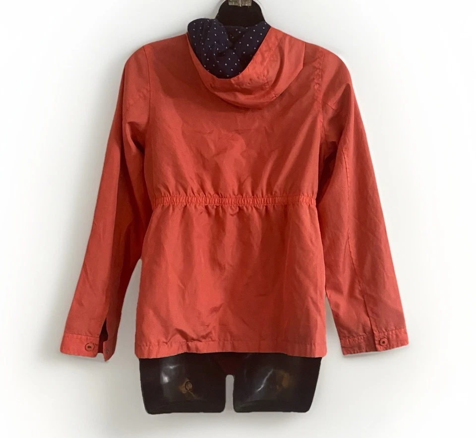 Oshkosh Niñas 12 Melocotón/Rosa Forrado Lluvia Chaqueta Abrigo Con Capucha Aire Libre Equipo Senderismo Foto 4 de 4