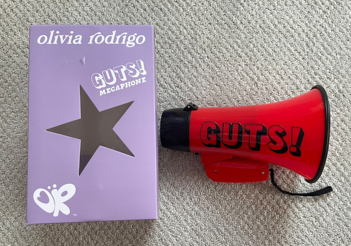 NEW Olivia Rodrigo GUTS Tour Megaphone Official Merchandise | eBay