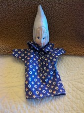 Vtg  Pinkie the Pixie Elf Hand Puppet, 1950's.  Emerson Hospital Auxiliary