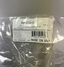 RAM Mounts RAP-101U-B Universal Double Ball Mount with Two Round 1.5  Plates New