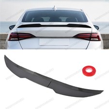 For Vw Passat Jetta Gli Mk7 Rear Trunk Spoiler Wing Tail Lip Carbon Fiber Look