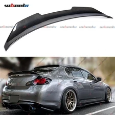 FOR 2009-13 INFINITI G37 SEDAN PSM CARBON FIBER HIGHKICK DUCKBILL TRUNK SPOILER