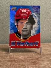 2025-26 Upper Deck Series 2 UD Portraits Zayne Parekh #P-54 Calgary Flames 