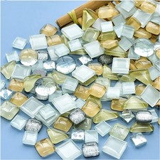 500g Mixed Color Irregular Crystal Mosaic Tiles,Tiny Mosaic Tile DIY Hobbies ...