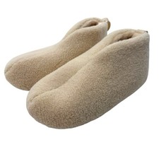 Bombas Women's Cabin Bootie Slipper Size 10 Sherpa Cozy Warm Ivory Alpine Cream