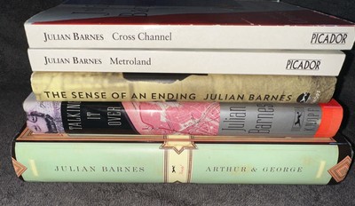 Lot Of 5 Books by Julian Barnes - Trade Paperbacks & H.C. - Very Good Condition