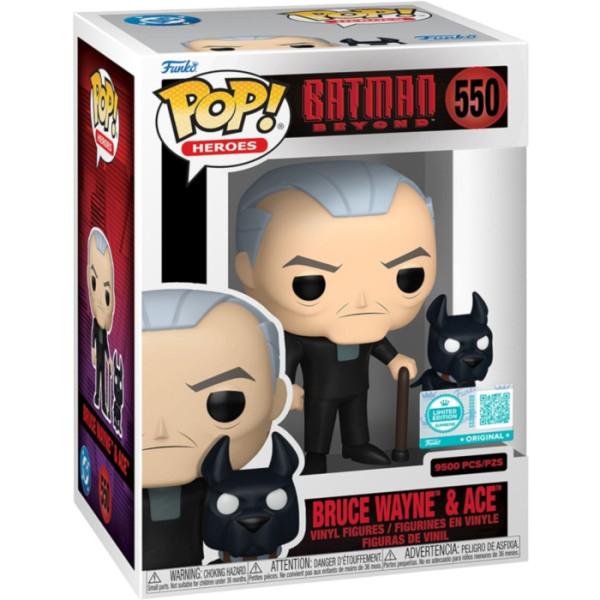 Funko Pop! Vinyl Figur Dc Comics Batman Beyond Bruce Wayne Und Ace 550 9500 Pcs-image