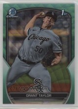 2023 Bowman Draft Chrome Aqua Wave Refractor /125 Grant Taylor #BDC-8 1rm3
