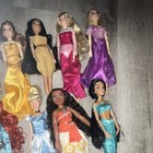 Disney Princess 12p Fashion Doll Lot Removable Clothes — photo 3