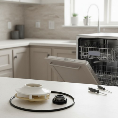 #ad Dishwasher Pump Motor Impeller Repair Kit High Quality Water Pressure Fix $101.49