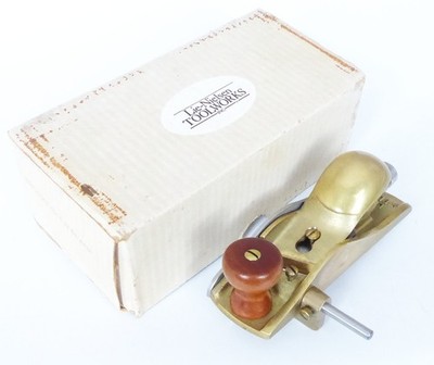 Boxed Lie Nielsen Bronze 140 RH Low Angle Skew Block Plane, Made in USA