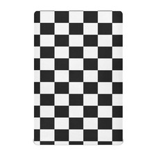 Checkerboard Plaid Crib Sheets for Boys Girls Pack and Play Sheets Breathable...