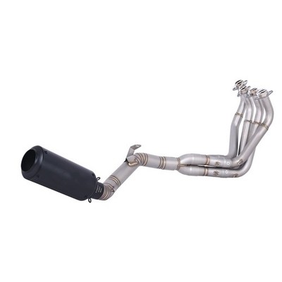 Full Exhaust System Header Link Pipe Muffler Slip For Kawasaki Z900/SE 2017-2024