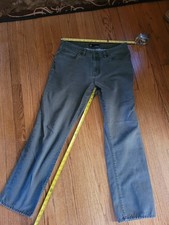 Weatherproof Straight Leg Flat Front Dark Olive Pants Mens Size Actual 34x30