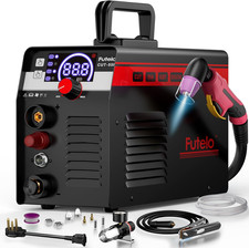 Plasma Cutter 55A, Non-Touch Pilot Arc Plasma Cutter Machine, 110V/220V Dual Vol